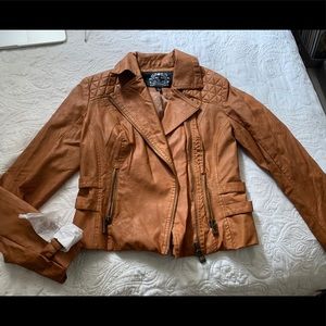 Blanc Noir leather jacket